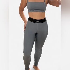 Alo Yoga Set Steel Blue Medium/Small Steel Blue